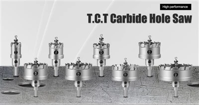 Máy cưa lỗ hợp kim 5A cao cấp (22–160mm) — Máy cắt lỗ cacbua TCT để khoan thép không gỉ và kim loại