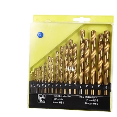 BỘ KHOAN XOẮN HSS 1-10MM /19 CÁI